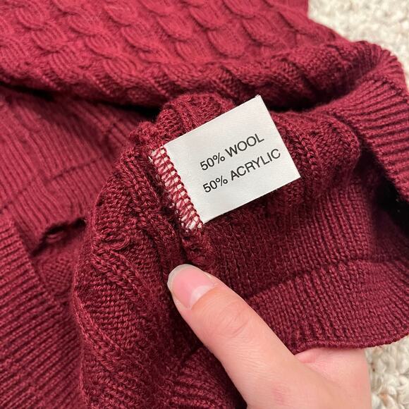 Blarney Woolen Mills Men's Sweater Sz XXL Red Ireland Eire Wool Blend Casual - Picture 5 of 8